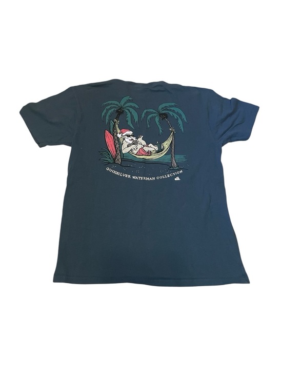 Quiksilver Other - Quiksilver Men's Navy Graphic T-Shirt - Waterman Collection Size Small